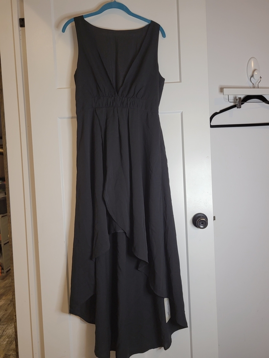 HALARA Dresses & Skirts - HALARA Black Sleeveless High-Low Dress